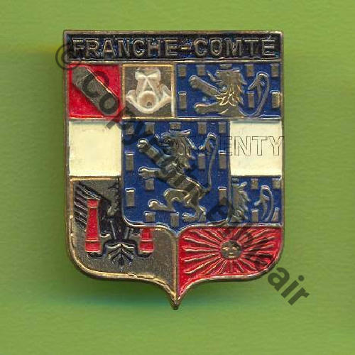 ARMEE TERRE  2e BATAILLON DE FRANCHE COMTE 1943.46 et NON GBM.2.52  SM Bol fenetre allonge Dos lisse 